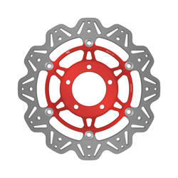 EBC Tarcza hamulcowa motocyklowa VR679RED VEE, czerwona