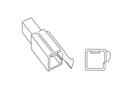 Przewody do podłączenia oświetlenia tablicy w motocyklach Kawasaki / Suzuki / Honda Czarny (N) 3850N