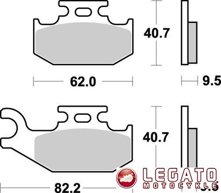 KLOCKI HAMULCOWE SBS 767 SI
