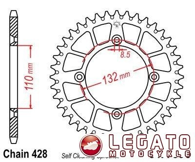 ZĘBATKA NAPĘDOWA JT ALU (520)