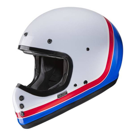 KASK HJC V60 SCOBY WHITE/RED/BLUE