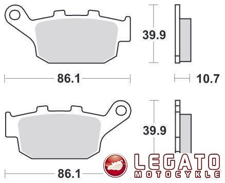 KLOCKI HAMULCOWE SBS 614 RQ