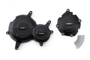 Pokrywy dekli silnika PUIG do Honda CB1000R 2018-2025 Czarny (N) 21451N