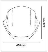 Owiewka uniwersalna PUIG Trend Niebieski (A) 5022A