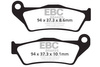 EBC Klocki hamulcowe FA363HH wzmacniane (kpl. na 1 tarcze)