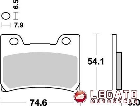 KLOCKI HAMULCOWE SBS 665 HS