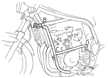 Suzuki GSF 1200 S/N Bandit (1996-2000) Gmol silnika