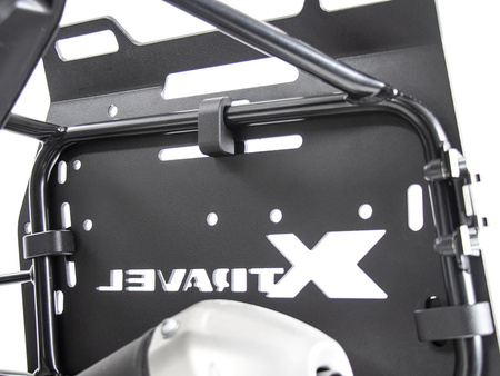 Mounting kit for Xtravel Basic universal holding plates to H&B tube sidecase carrier