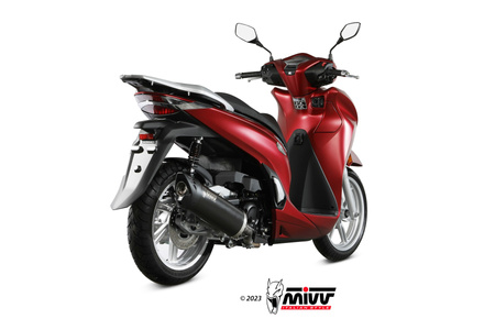 Mivv Tłumik końcowy MOVER BLACK STAINLESS STEEL HONDA SH 350 2022-2024