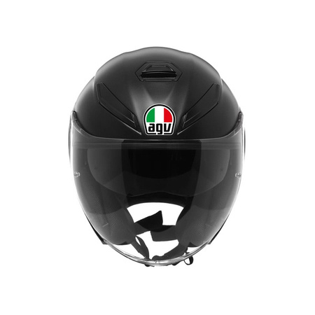 KASK MOTOCYKLOWY AGV K5 JET EVO CZARNY MAT