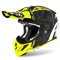 Kask Airoh Aviator Ace Kybon Yellow Matt