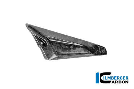 Osłona tylnego trójkąta ramy lewa matowa - black diamond carbon BMW R 1300 GS Adventure od 2024 ILMBERGER BM.RDL.003.24GSA