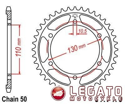 ZĘBATKA NAPĘDOWA JT TYŁ (530)