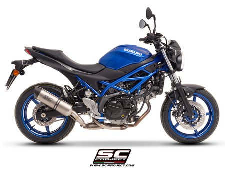 SC-Project tłumik końcowy Oval tytan Suzuki SV650 (2021 – 2024)