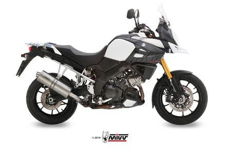 Mivv Tłumik końcowy OVAL stal nierdzewna SUZUKI V-STROM 1000 2014-2020