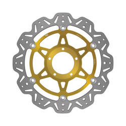 EBC Tarcza hamulcowa motocyklowa VR843GLD VEE, złota