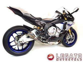 Tłumik końcowy + decat Austin Racing YAMAHA R1 2015-2017 GP1R