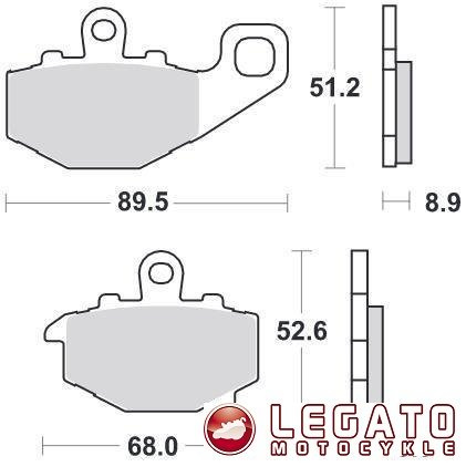 KLOCKI HAMULCOWE SBS 687 RQ