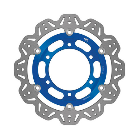 EBC Tarcza hamulcowa motocyklowa VR640BLU VEE, niebieska