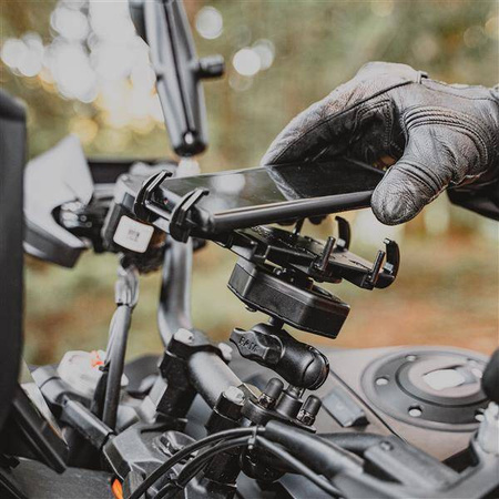 Uchwyt na telefon RAM® Quick-Grip™ XL z Vibe-Safe™ i podstawą U-Bolt - krótki