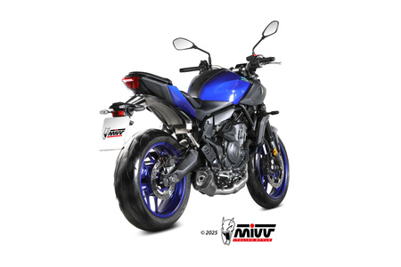 Mivv Układ wydechowy DELTA RACE BLACK stal nierdzewna YAMAHA MT-07 / FZ-07 2025