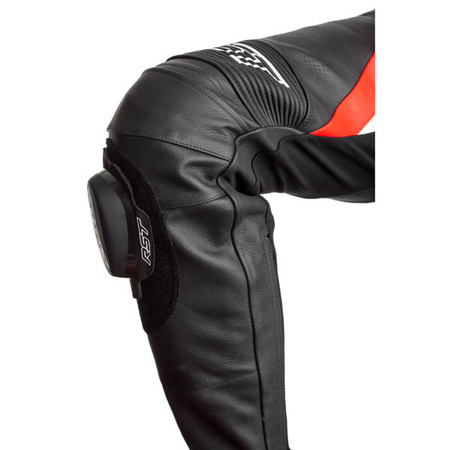 Motocyklowe Spodnie Skórzane RST Tractech Evo 4 CE Black/Red (2358)