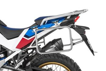 Stelaż kufrów bocznych ze stali nierdzewnej, srebrny do Hondy CRF 1100 L Africa Twin (2022-), CRF1100L Adventure Sports