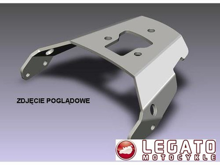 ALU-RACK STELAŻ POD PŁYTĘ MONTAŻOWĄ KUFRA SREBRNY YAMAHA BT 1100 BULLDOG  SW-MOTECH