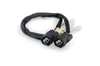 Przewody do podłączenia kierunkowskazów LED do Kawasaki (od 2019) Czarny (N) 3703N