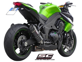 SC Project Tłumiki Końcowe Oval Carbon Kawasaki Z1000 2010-2013