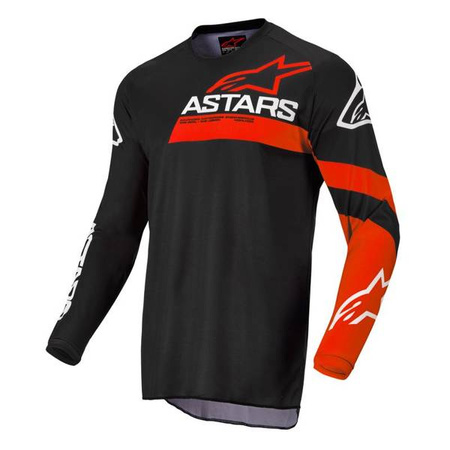 BLUZA ALPINESTARS RACER CHASER JUNIOR BLACK/BRIGHT RED