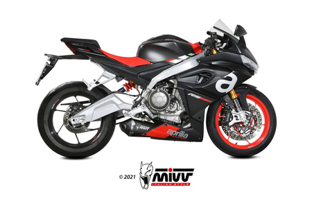 Mivv Układ wydechowy Delta Race Inox Nero Aprilia RS 660 2020-2025