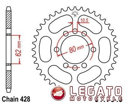 ZĘBATKA NAPĘDOWA JT TYŁ