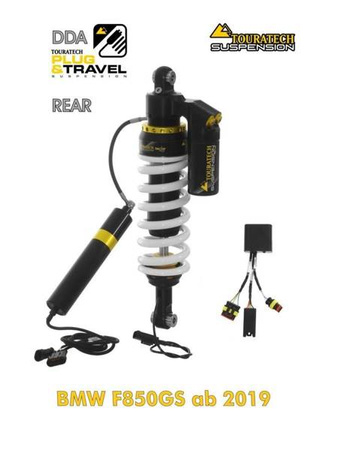 Touratech Suspension “rear” shock absorber for BMW F850GS from 2018 DDA / Plug & Travel