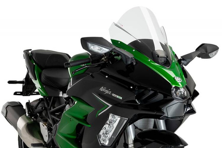 Szyba sportowa PUIG do Kawasaki Ninja H2 SX 23-24 / SE 23-25 Przezroczysty (W) 21714W