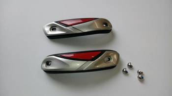 SLIDERY DO BUTÓW OZONE/REBELHORN FUEL II CE/PISTON II/URBAN II CE SILVER/RED