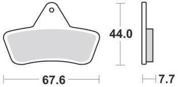KLOCKI HAMULCOWE SBS 758 ATS