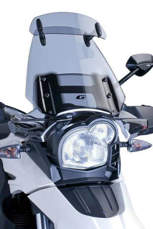 Szyba turystyczna PUIG do BMW G650GS 11-16 (z deflektorem) Lekko przyciemniany (H) 5915H