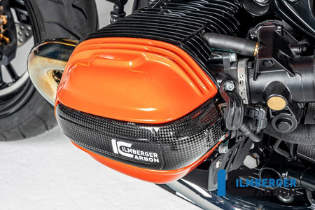 Osłona lewa fajki świecy zapłonowej - carbon glossy BMW R 12 NineT (od 2024) ILMBERGER CG.ZKL.008.R12NT