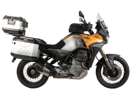 Easyrack topcasecarrier black for combination with original rear rack for Moto Guzzi Stelvio (2024-)