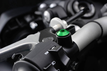 Śruba zaślepka do otworu lusterka  M10-P1.25/prawa zielony