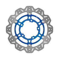 EBC Tarcza hamulcowa motocyklowa VR3091BLU VEE, niebieska
