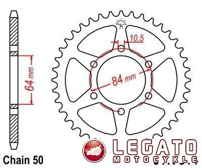 ZĘBATKA NAPĘDOWA JT TYŁ (530)