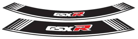 Paski na felgi PUIG do Suzuki GSXR Biały (B) 5525B