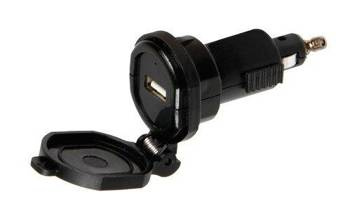 38880 Din-Tech, 1 port USB Ładowarka Din - szybkie ładowanie - 2400 mA - 12 / 32V