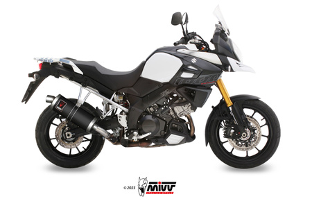 Mivv Tłumik końcowy DAKAR BLACK stal nierdzewna SUZUKI V-STROM 1000 2014-2020