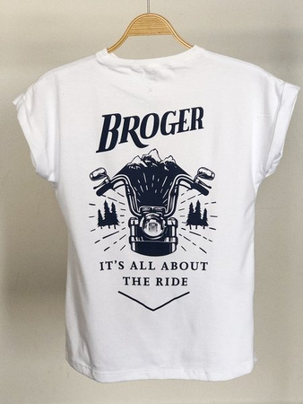 T-Shirt Broger Alaska Lady White