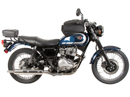 Tube rear rack black shine for Kawasaki W230 / Meguro S1 (2025-)