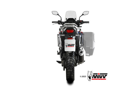 Mivv Tłumik końcowy OVAL BLACK STAINLESS STEEL HONDA XL 750 TRANSALP 2023-2025