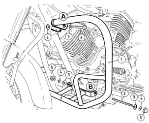 Yamaha XVS 1100 Drag Star (1999-2002) Gmol silnika